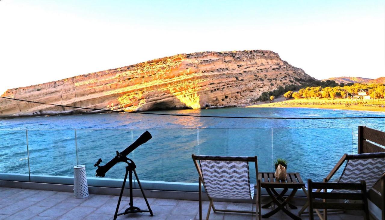 Matala Caves Apartment ภายนอก รูปภาพ