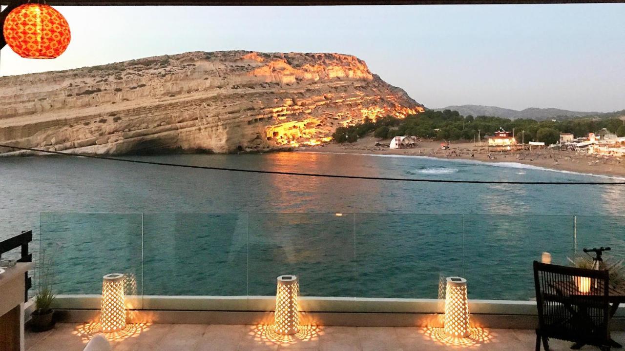 Matala Caves Apartment ภายนอก รูปภาพ