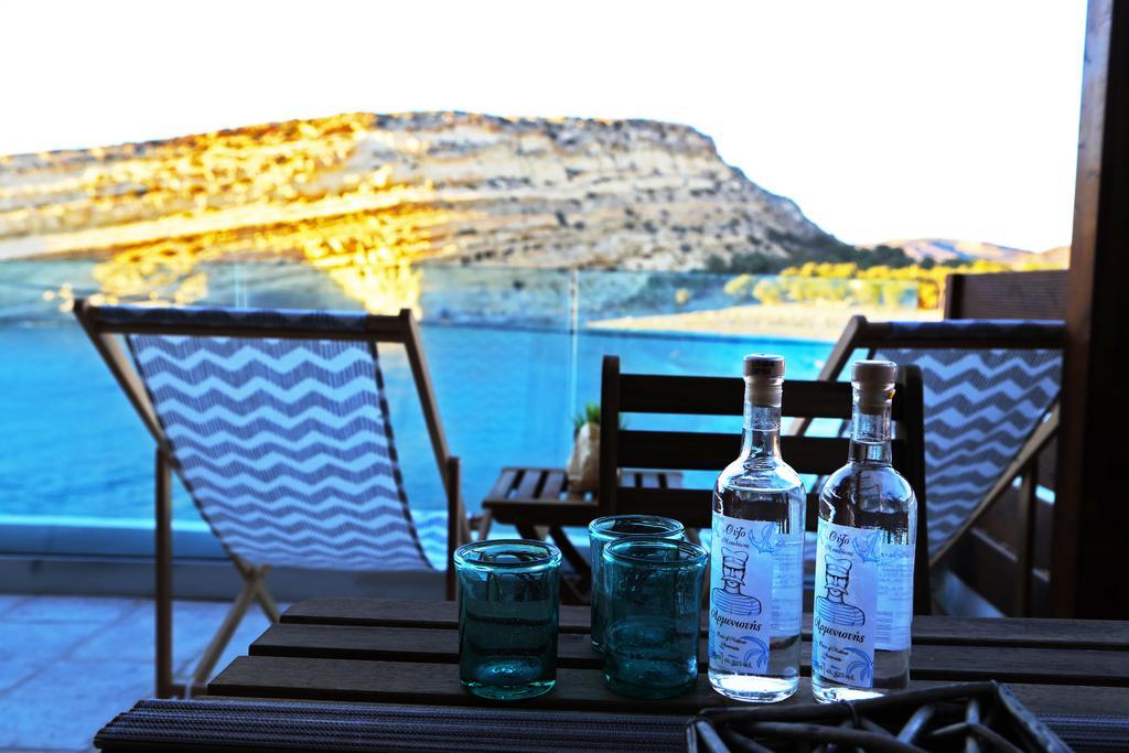 Matala Caves Apartment ภายนอก รูปภาพ