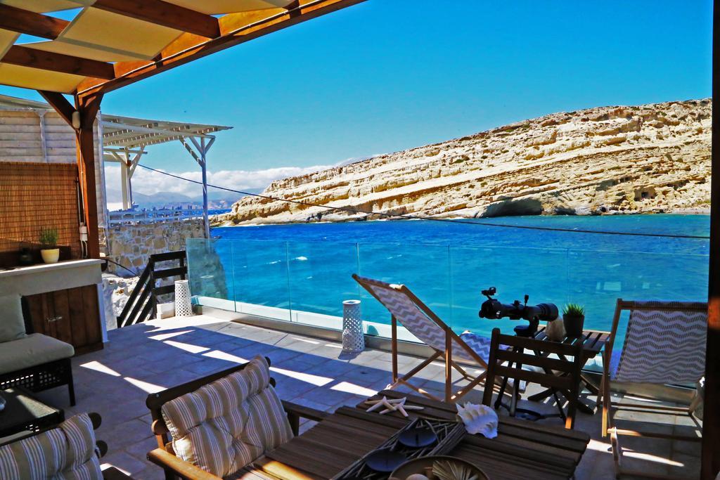 Matala Caves Apartment ภายนอก รูปภาพ