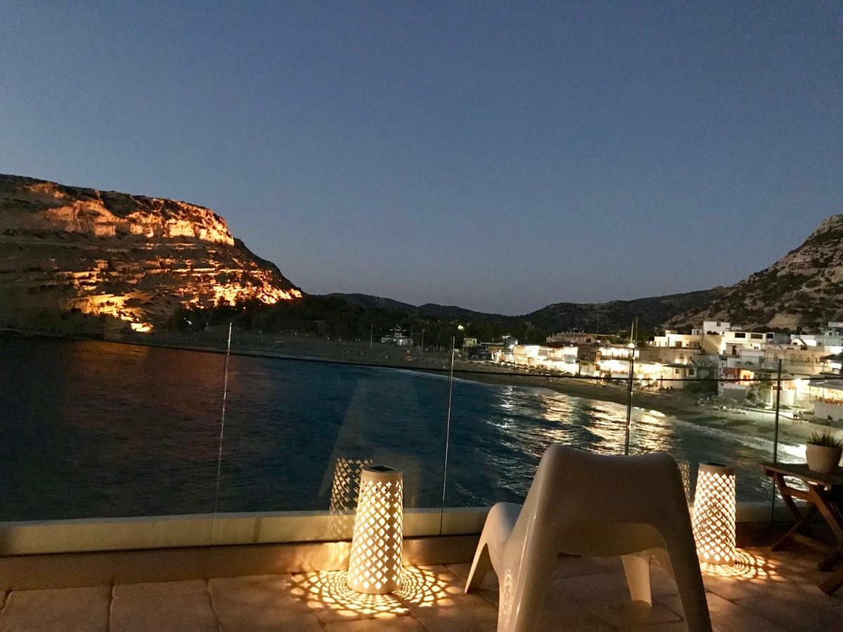 Matala Caves Apartment ภายนอก รูปภาพ